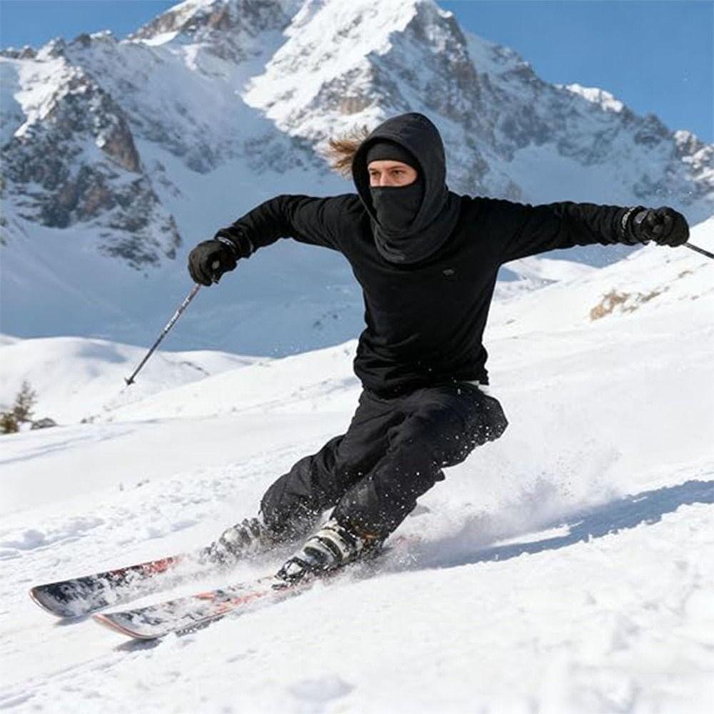 Fashion 3-in-1 Design Balaclava Windproof Full Face Ski Mask Caps Neck Warmer Bonnets For Women Man