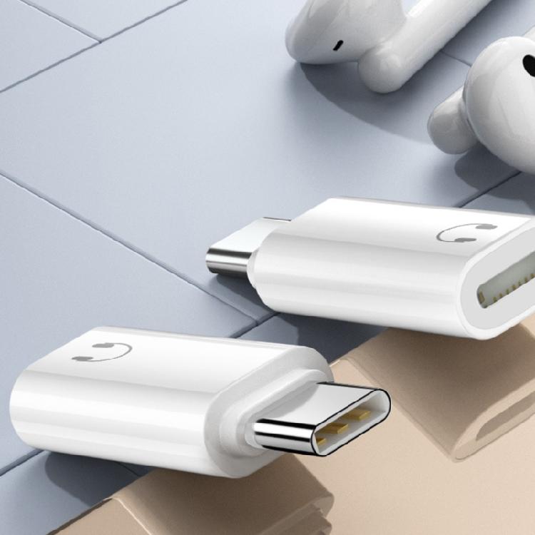 USB C To 8Pin Headphone Converters Type C Male To 8Pin Female Adapter for Phone Pad No Charging Function