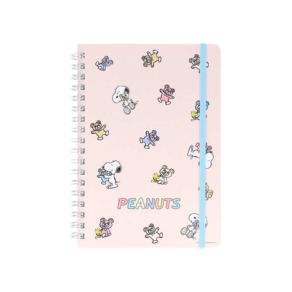 Stationery Snoopy Merchandise Ring S2643545 Sun-Star Notebook, B6, Pastel,