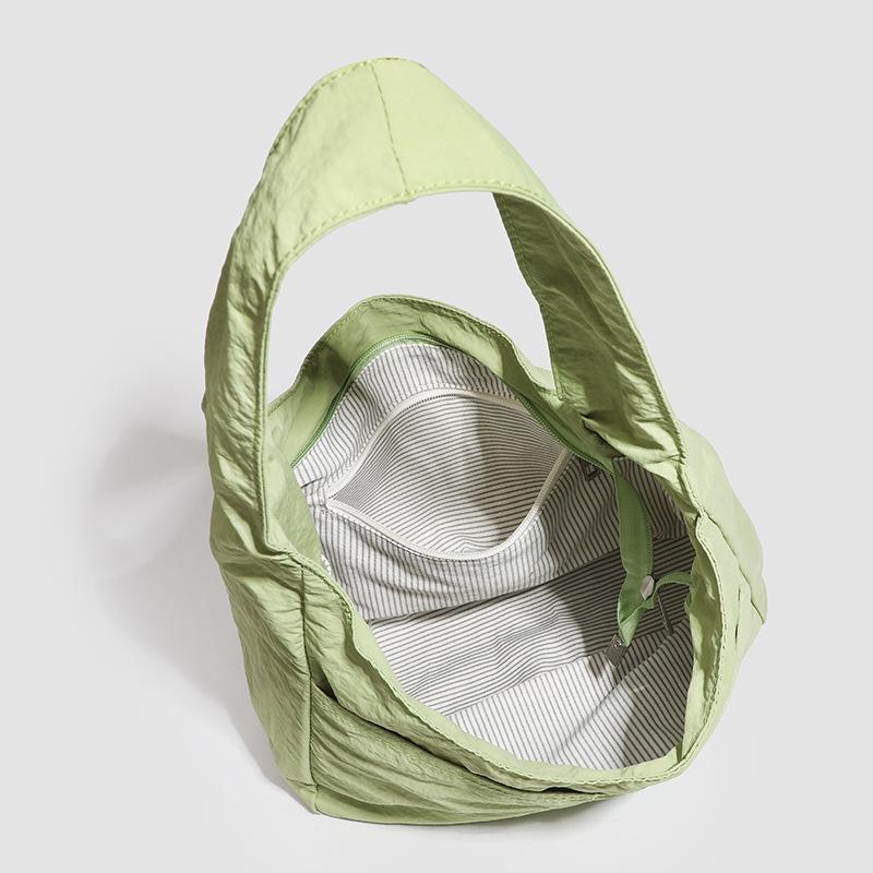 Summer Bag Large Capacity Shoulder Bag Lazy Wind Relaxation Tote Bag Lightweight Versatile Cloth Bag Women