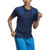 Adidas Stella McCartney Farbverlauf Weich Bequem Vielseitig Kurzarm T-Shirt Damen Oberteile Blau DT9233