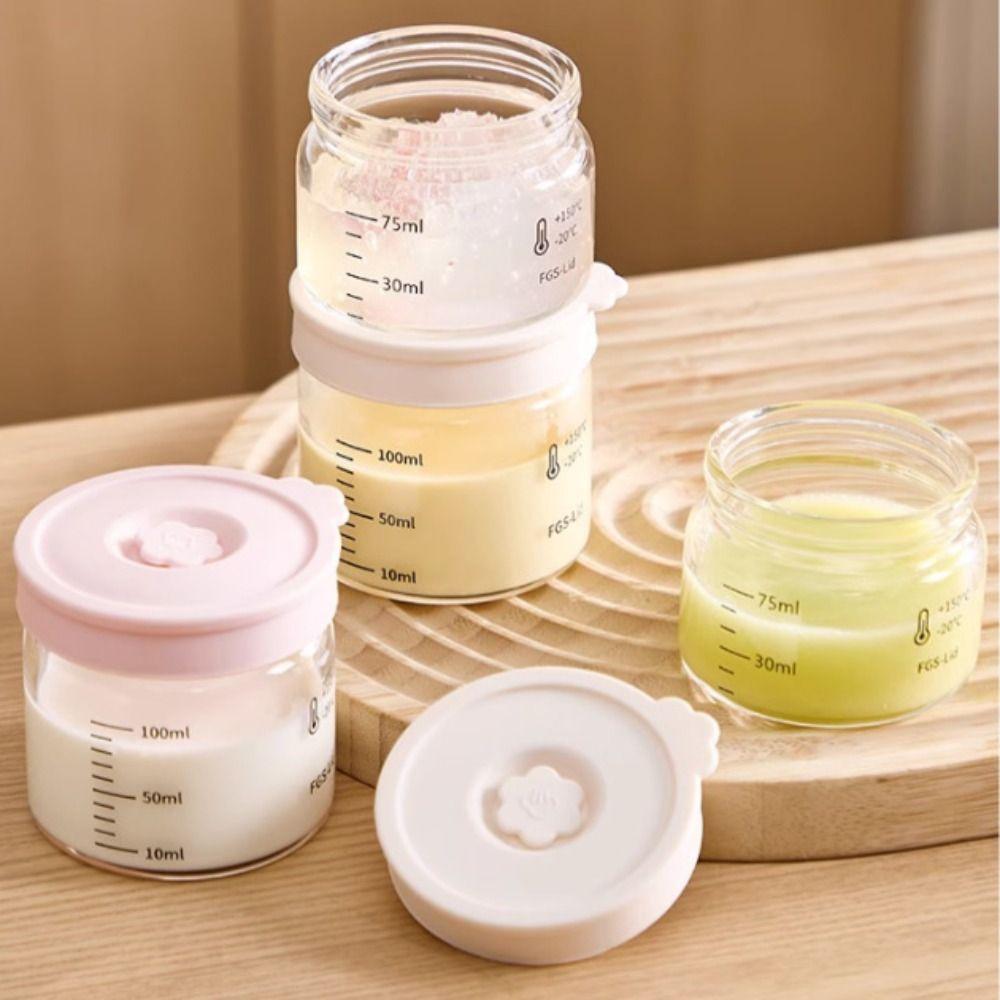 Transparent Sealed Container Silicone Sealed Lid Airtight Container Clear Glass Jar Tea