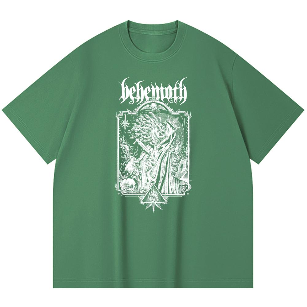 230 Gsm 100% Cotton Heavy Metal T-Shirt Rock Band Popular Music Print Unisex Heavy Cotton T Shirt