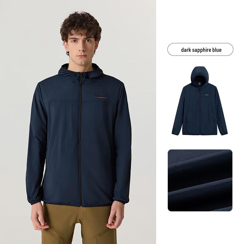 

Men s Hooded Sun Protection Hiking Jacket 180/96A