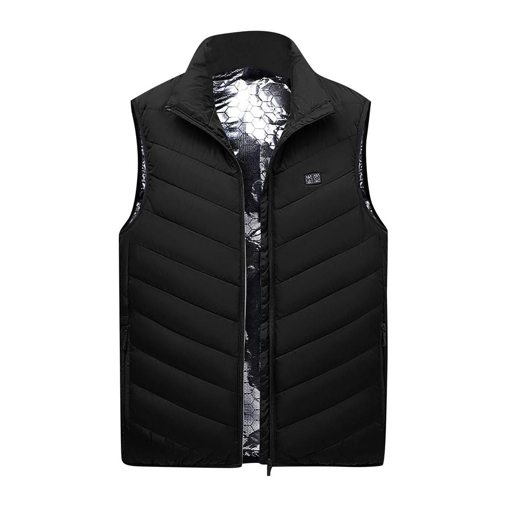 Nuovo giubbotto riscaldante intelligente elettrico a temperatura costante con doppio controllo e 9 temperature