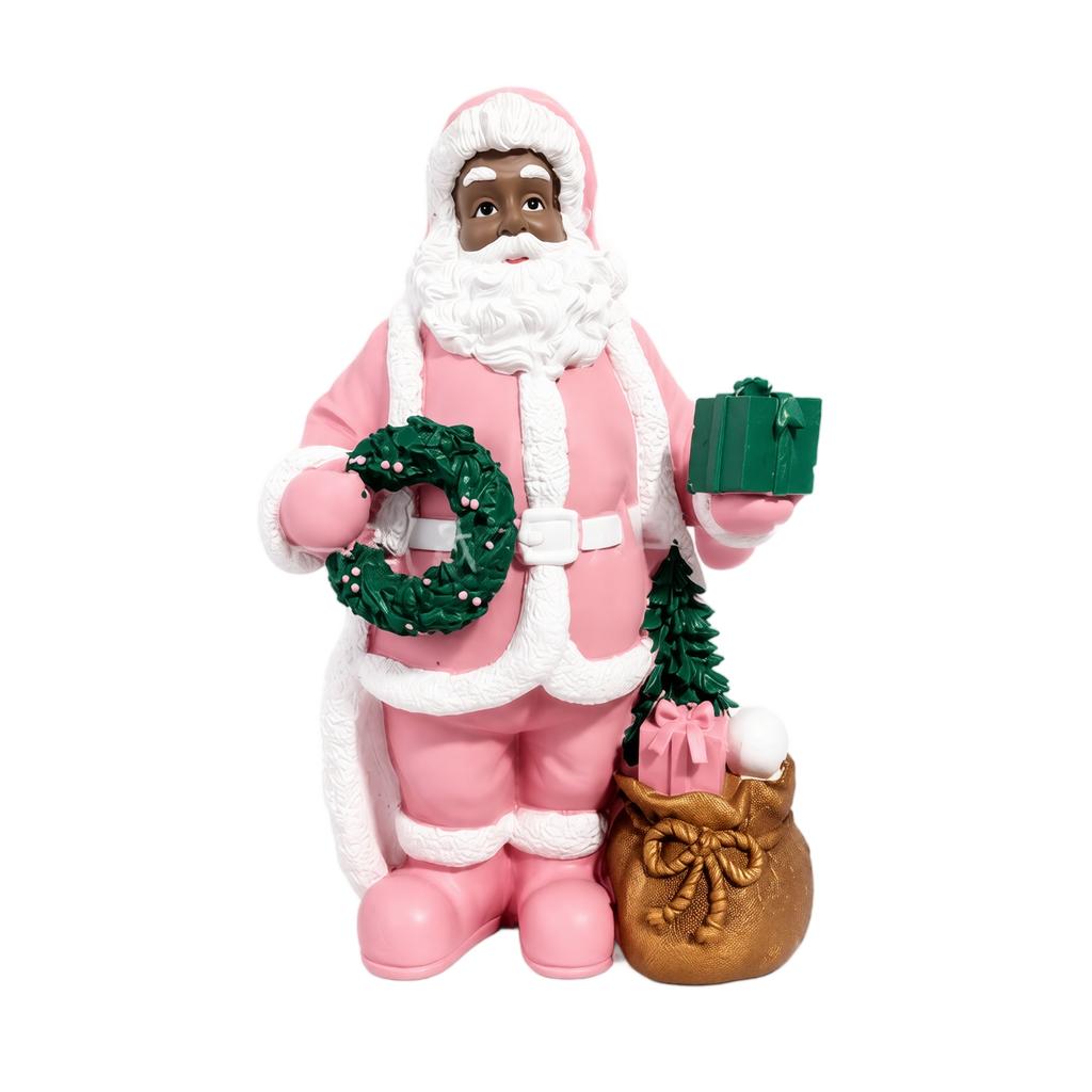 Resin Figurine Christmas Tabletop Decoration for Holiday Mantel Shelf