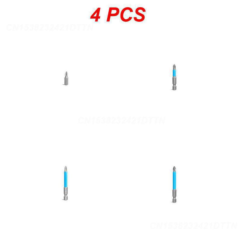 1~4PCS Hex Shank Bit Anti-slip Design Sturdy Short/long Reach Hex Shank Bit For Electric Screwdriver Magnetic Screwdriver Bit