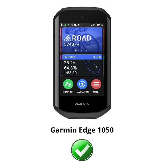 Coque pour Garmin Edge 1050 - Housse Etui Silicone Noir Protection Souple Phonillico®