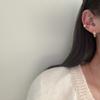 Mini Pearl Flower Ear Cuff Bracelet