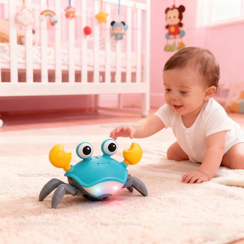 Interactive Crawling Crabs Toy for Babies Toddlers Music Dancing Sensory Learning Gifts Baby Educational Fun Sensor Motion Toys