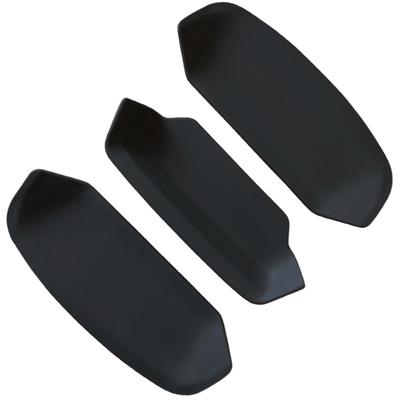 KICARYAJP Kapı Kolu Alt Kapağı Jimny JB64 Jimny Sierra JB74 3 Parça Siyah Kapı Kolu Alanını Korur Araba Dış Kapı Kolu Kol Kapağı Çizik