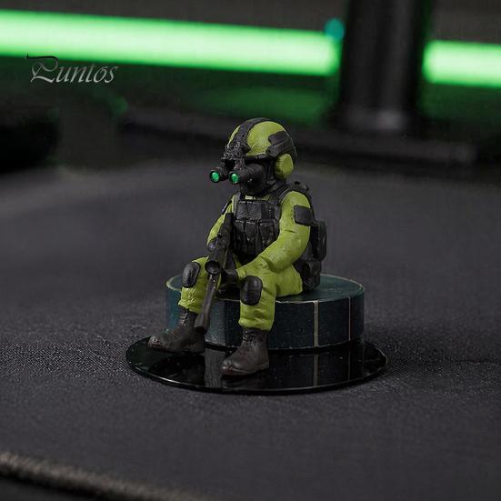 Military Soldier Figurine 3D Printed Desktop Figurine, Model, Miniature Hobbyist Gift Ornament for Home Office Car Decor And Lovers Collectible