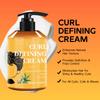 Curly Hair Defining Cream - Hydrating, Non-Sticky, Frizz Control for All Curl Types, 280ml