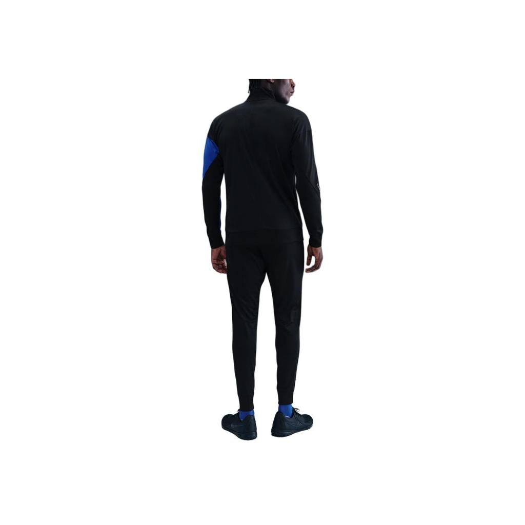 Nike Chelsea FC Strike Third Dri-FIT Total 90 Logo Zip Neck Slim Fit Long Sleeve Jacket Men jackets Black HM3388-011