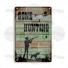 DORA Tin Sign Hunting Fishing Warning Metal Sign Shooting Range Caution Plaque No Duck Shooting Private Property Animal Wildlife Protection
