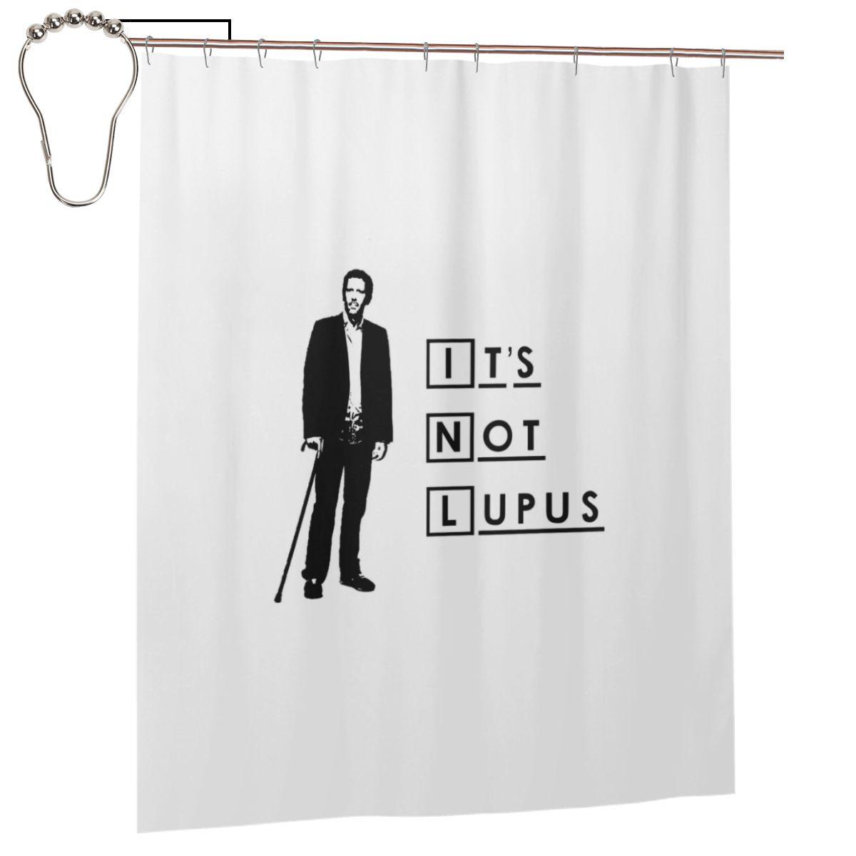 Dr House - It S Not Lupus Shower Curtain Bathroom Polyester Waterproof Bath Curtains With Hooks W60H190(CM)-1 Pcs