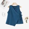 ZANZEA Women Casual V-Neck Sleeveless Lace Up Tank Tops