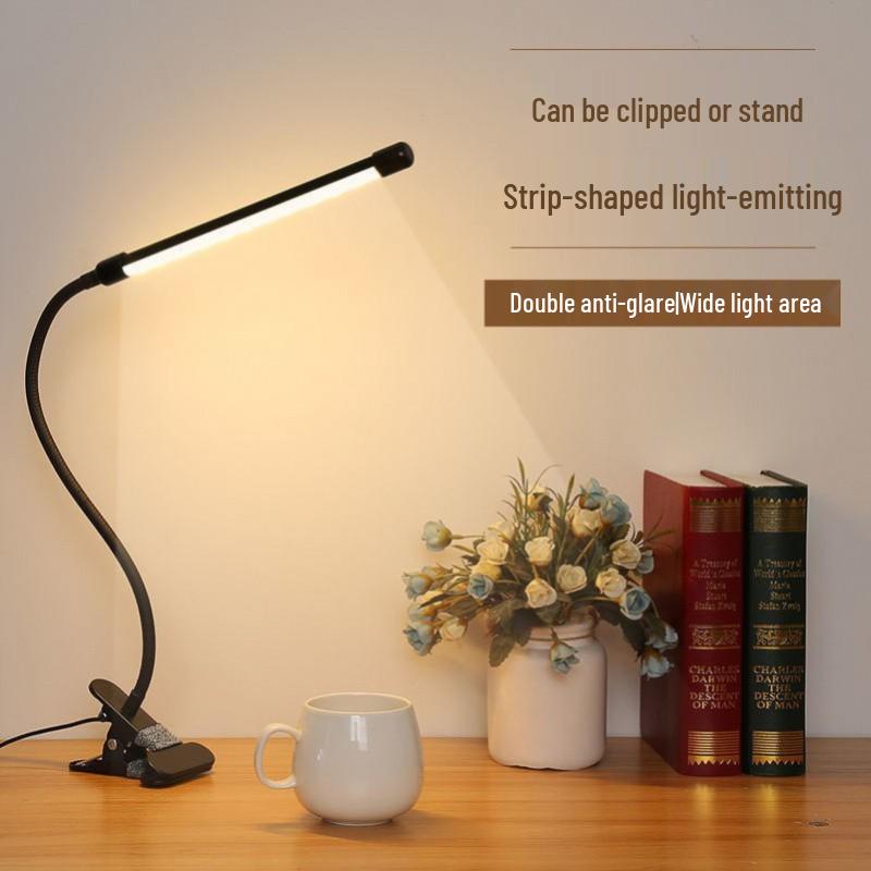Nail Art & Eyelash Extension Fill Light - Long Arm, Eye Protection, Desktop Clip Lamp