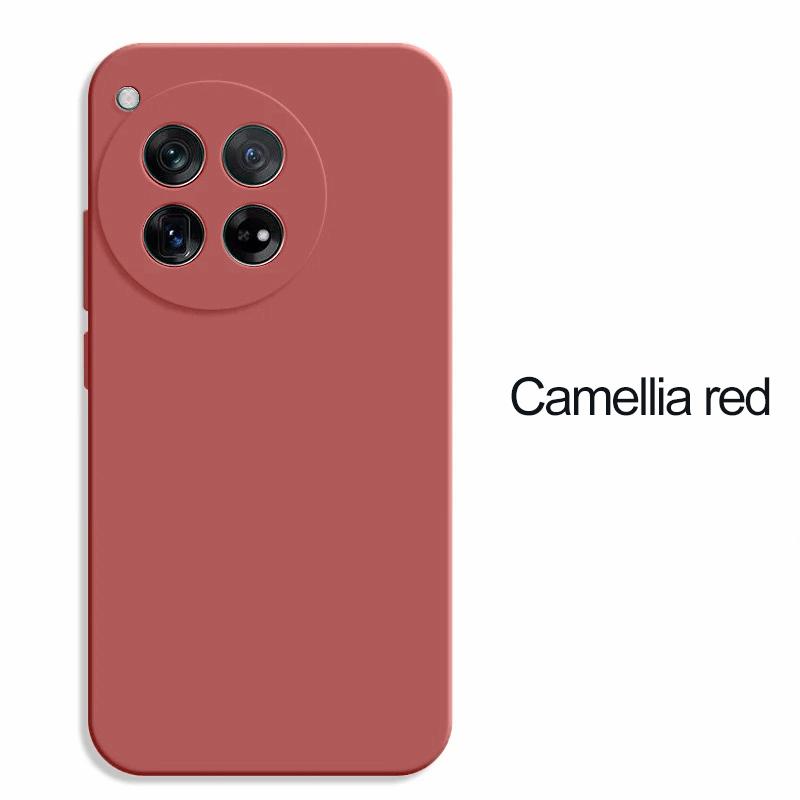 Für Für OnePlus 12 Hülle Stoßfest Quadratisch Flüssigsilikon Weiche Hülle Für OnePlus 12 One Plus 12 OnePlus12 5G Handyhülle Coque Fundas