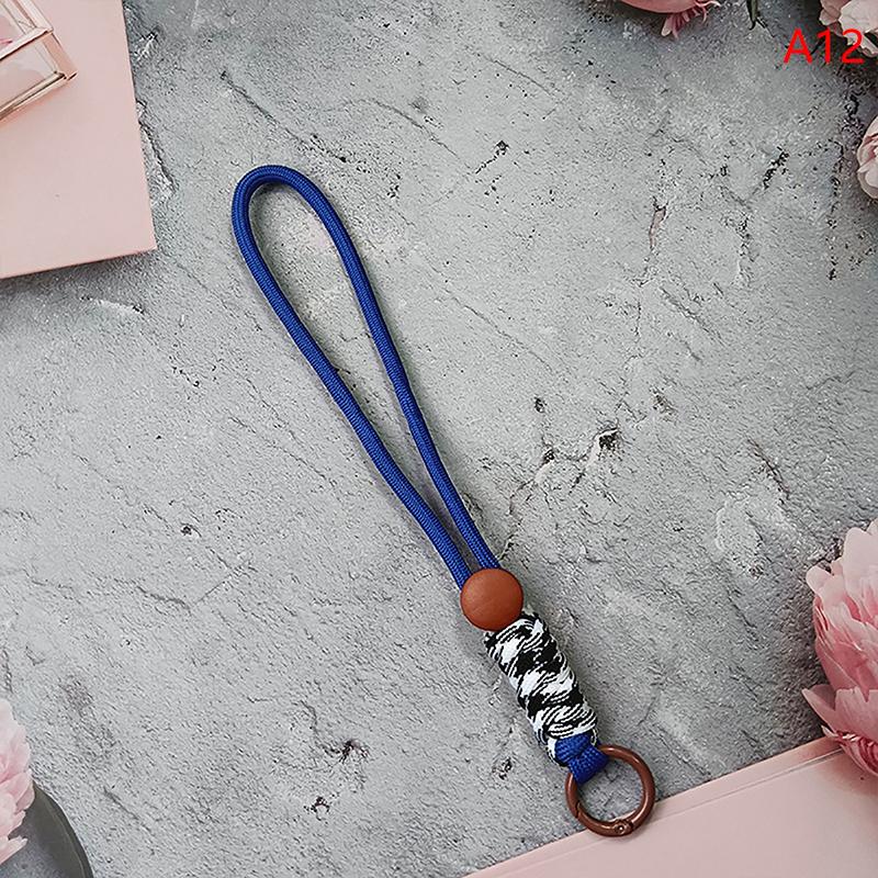 

1 шт. цветной узел мобильный шнурок креативный короткий плетеный шнурок мобильный телефон чехол брелок может быть съемным анти-потеря