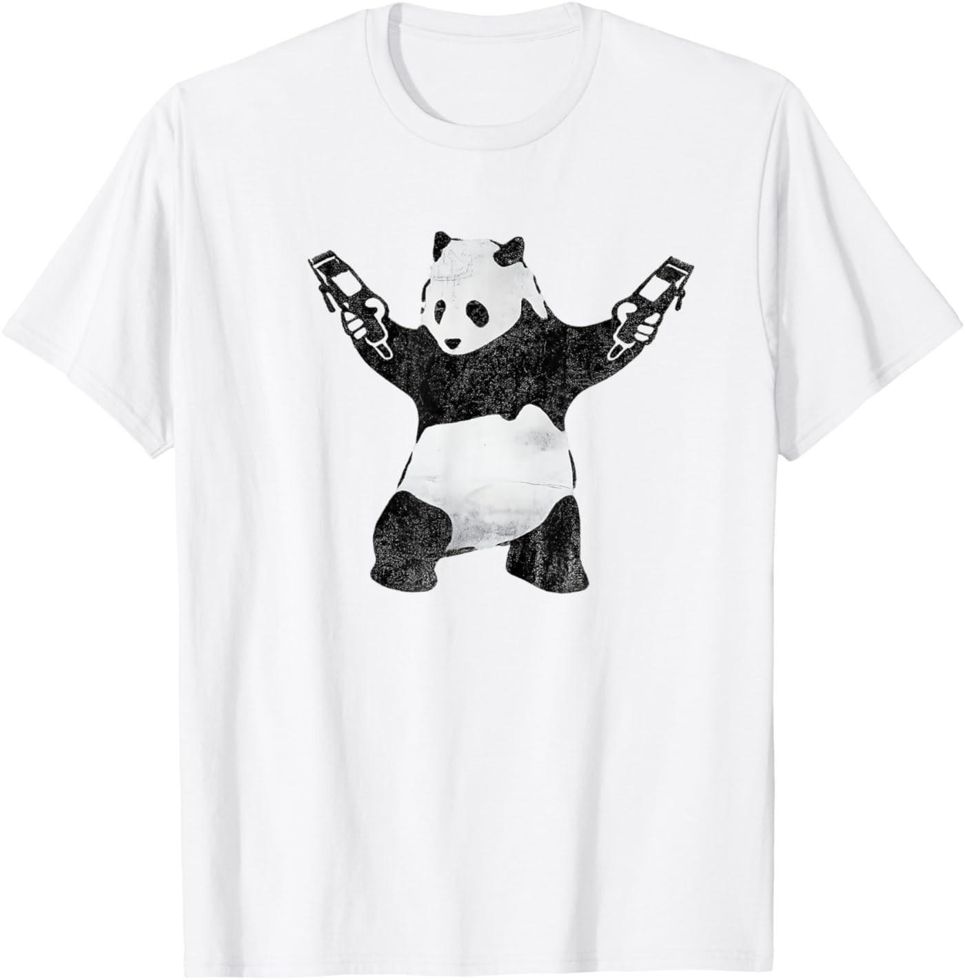 Panda Barber T-Shirt S