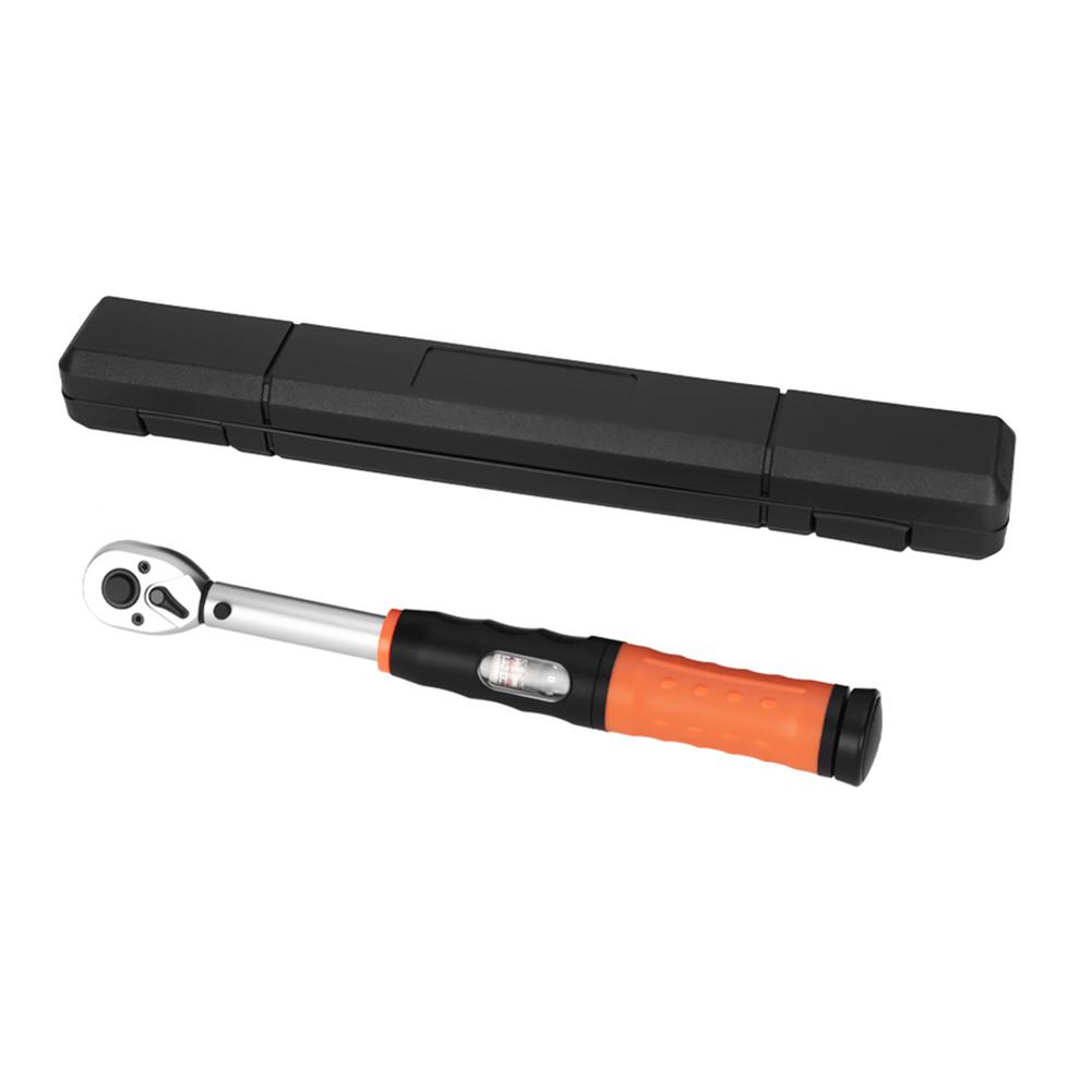 1 Stück Drehmomentschlüssel mit Vierkantantrieb und einstellbaren Drehmomenteinstellungen, ausgestattet mit einem leichtgängigen Knarrenkopf für präzises Schrauben