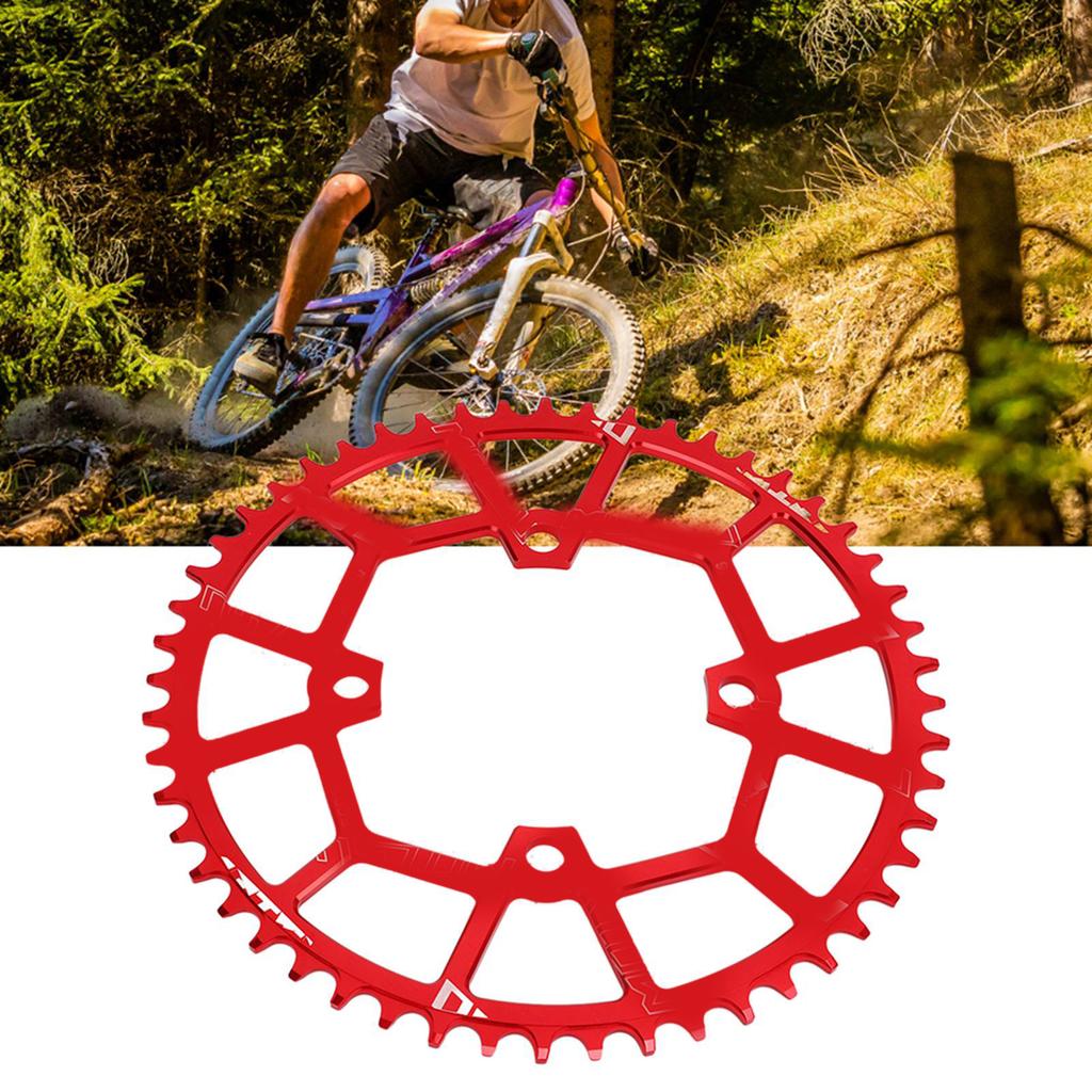 Mountain Bike 104BCD Gear Disc 52T 104mm Aluminum Alloy Mountain Bike Tooth Disc Chainring Negative Chainrings
