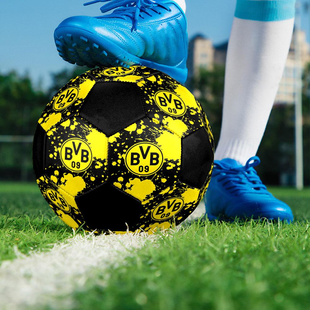 Borussia Dortmund Football Club Indoor Size 5 Soccer Ball Colorful Machine Stitched PVC Competition Ready Durable High-Bounce