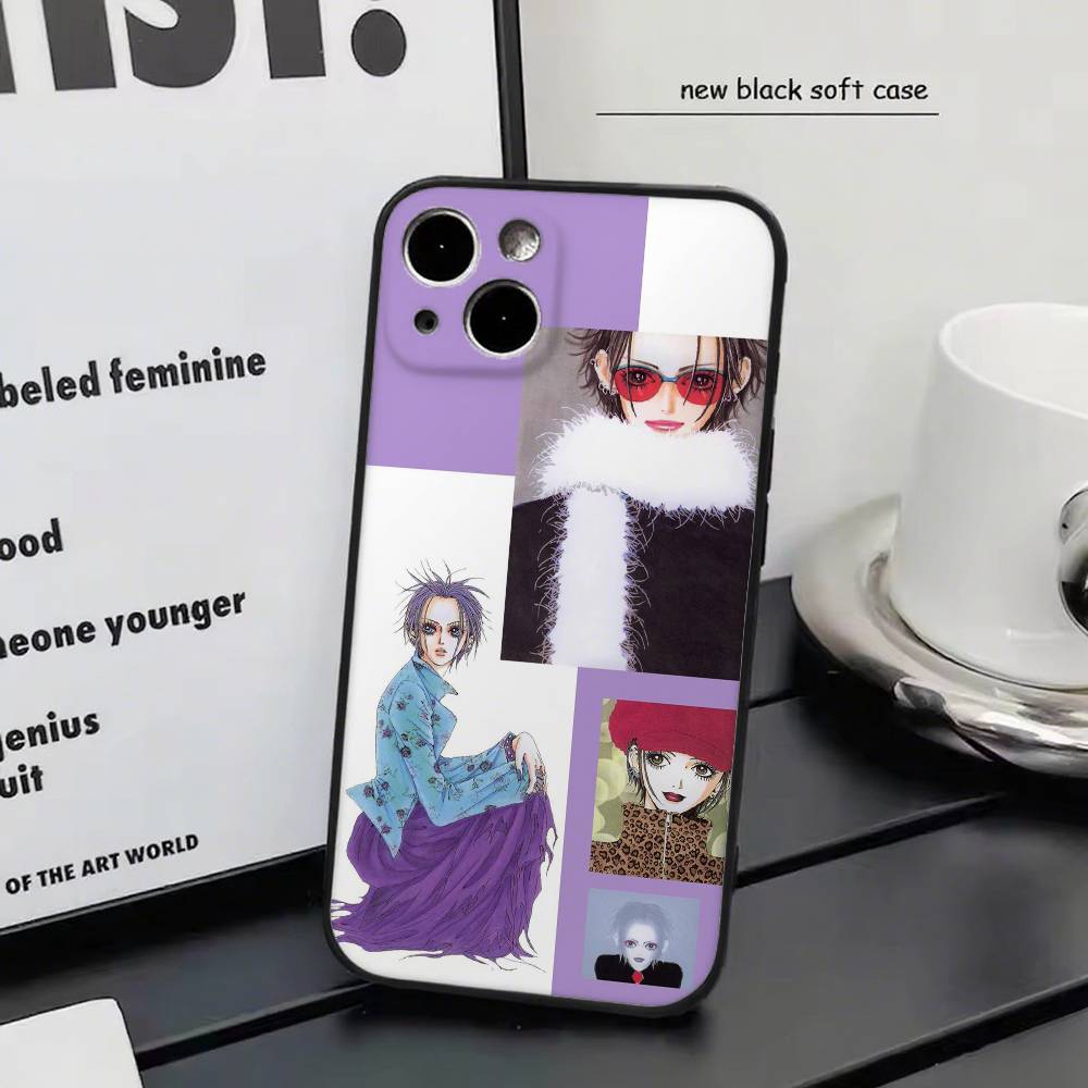Cool Cartoon Girl O-Oosaki N-Nana Phone Case Silicone Soft For IPhone 17 Air 16 15 14 13 12 11 Plus Pro Max Plus