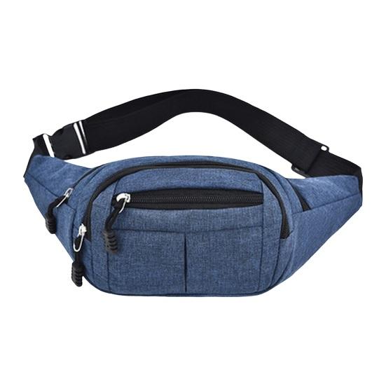 Pochete masculina, bolsa para telefone, resistente a respingos, elástica, ajustável, com vários compartimentos, fecho de zíper, para corrida ao ar livre, ciclismo