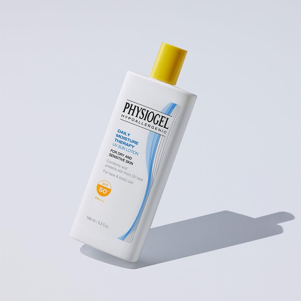 Physiogel DMT UV Family Sun Lotion 100ml Organic Tea SPF 50+ PA+++ + (Free) Cleansing Gel 30ml