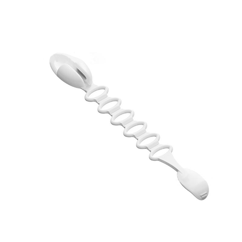 Pack Of 10 Christmas Garlands Ties for Mantles Stocking Holder Cable Organizers Reusable Silicone Adhesive Hook