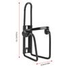 Aluminium Alloy   Water Bottle Holder Bike Kettle Cup Rack Cycling Accessory(Black)