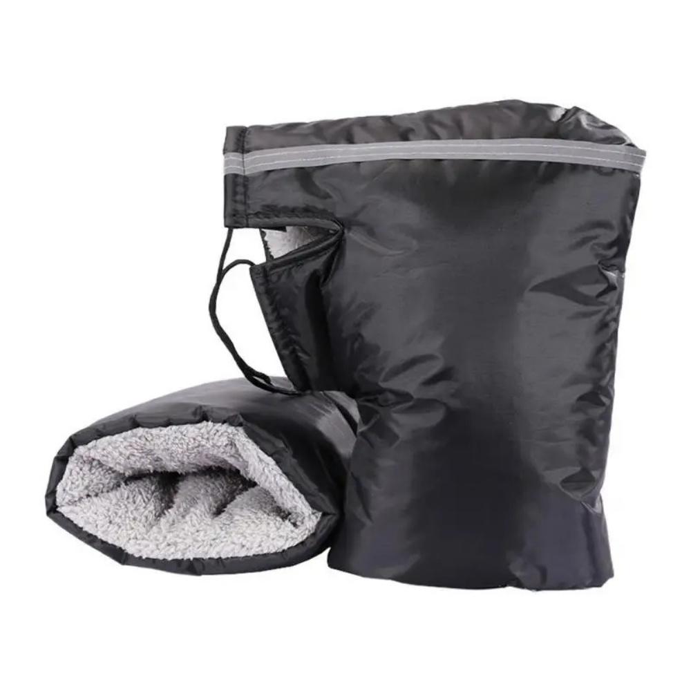 

1pair Motorcycle Handlebar Mittens for Winter Windproof Warm Motorcycle Handbar Cover Motor Windshield Gloves Handlebar Muffs