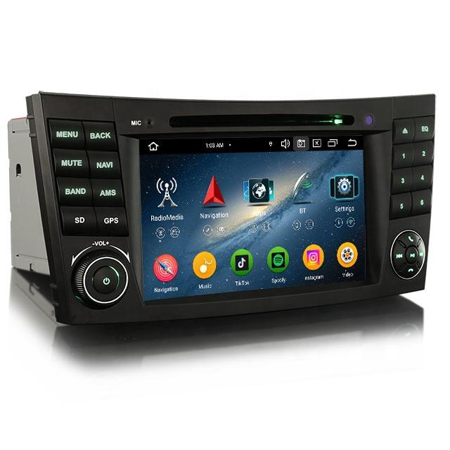 EU STOCK Erisin ES6781EN 7 Inch Octa-Core Android 14.0 DSP Car Stereo for Mercedes-Benz CLS Class W219 CarPlay GPS BT5.0 Car Dvd