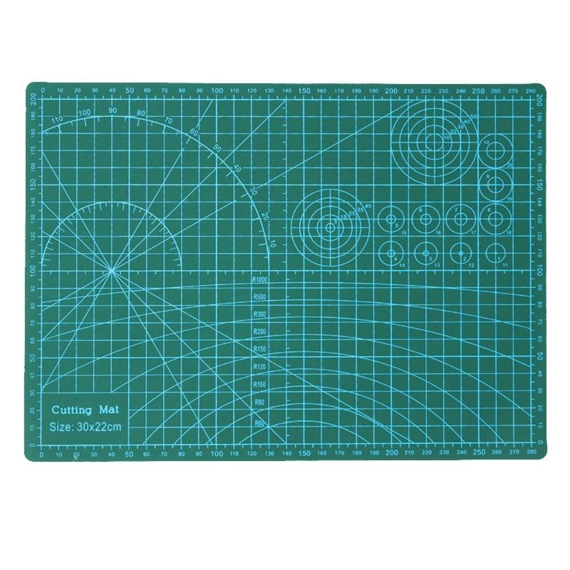 PVC Heilende Rotationsschneidematte Doppelseitiges Quiltlinien-Brett Patchwork Bastelwerkzeug Schneidebrett Ersatz