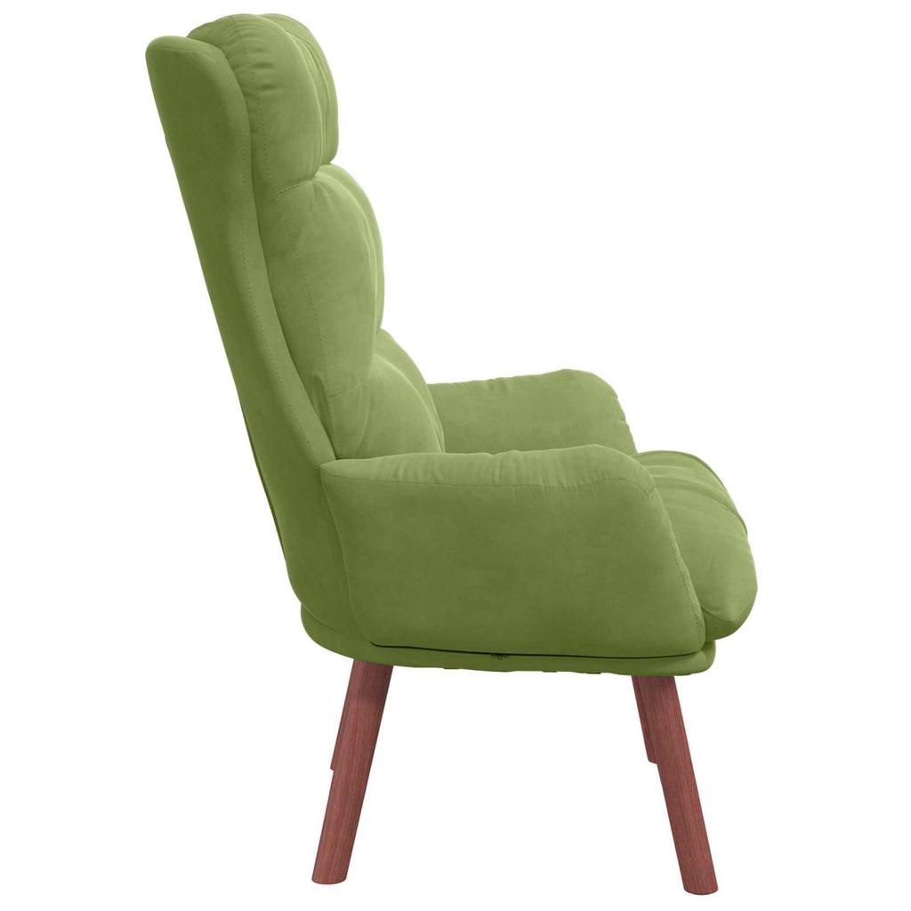 Armchair Light Green 69 X 74 X 93 Cm Velvet