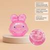DYS Bunny Jelly Squeeze Toy, Portable Soft TPR Stress Relief Pressure Release Rebound Fidget Sensory Ball for Kids Adults