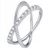 Double Ring 925 Infinity Zirconia