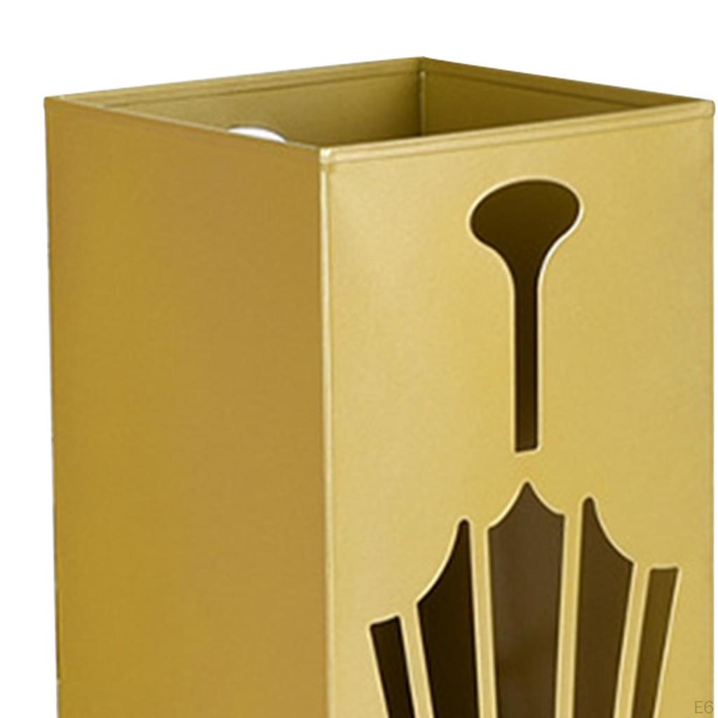 Kompakte Regenschirm-Aufbewahrungslösung mit Abtropfschale für Büro und Flur