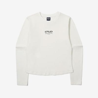 Semi Crop Long Sleeve T shirT Small Logo