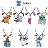 Cute Cartoon Character Stitch Necklace For Halloween Anime Pendant