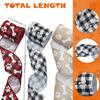 Dog Decorative Red Paw Christmas Ribbon Soft Quality Fabric For Stylish Crafting Decor And