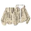 Moda dziecięca Bluza z kapturem z nadrukiem z długim rękawem Dziewczęca kurtka hoodie