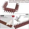 Bendable Bird Repellent Spikes Outdoor Anti Pigeon Cat Squirrel Deterrent For Garden Fence Roof Balcony Railing