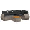 VidaXL Garden Lounge Set with Cushions 6 Pcs, Patio Sofas, Furniture Set, Outdoor Terrace Furniture, Grey 3257327