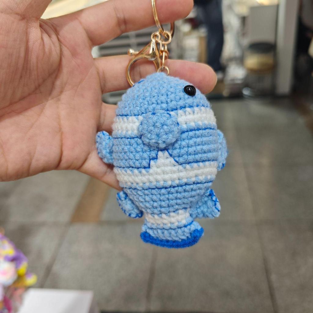 Handmade Marine Life Keychain: Octopus, Shark, Lobster, Starfish, Turtle