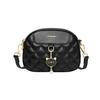 Women's Crossbody Bag, Trendy Cowhide Quilted Square Bag, Light Luxury Shoulder Bag