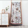 Extra Large Cotton Gauze Cartoon Bath Towel - Soft, Quick-Drying for Adults & Kids