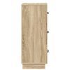 Mobile a cassetti Finitura Rovere Sonoma 33 x 34,5 x 87 cm Truciolato